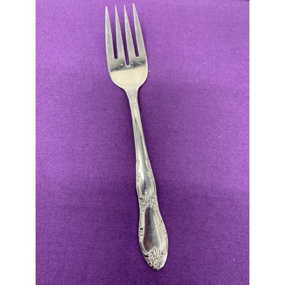 Oneida Fenway Stainless Flatware (4) 6.5" Salad Fork Discontinued Made1991 to 20 - Picture 2 of 6